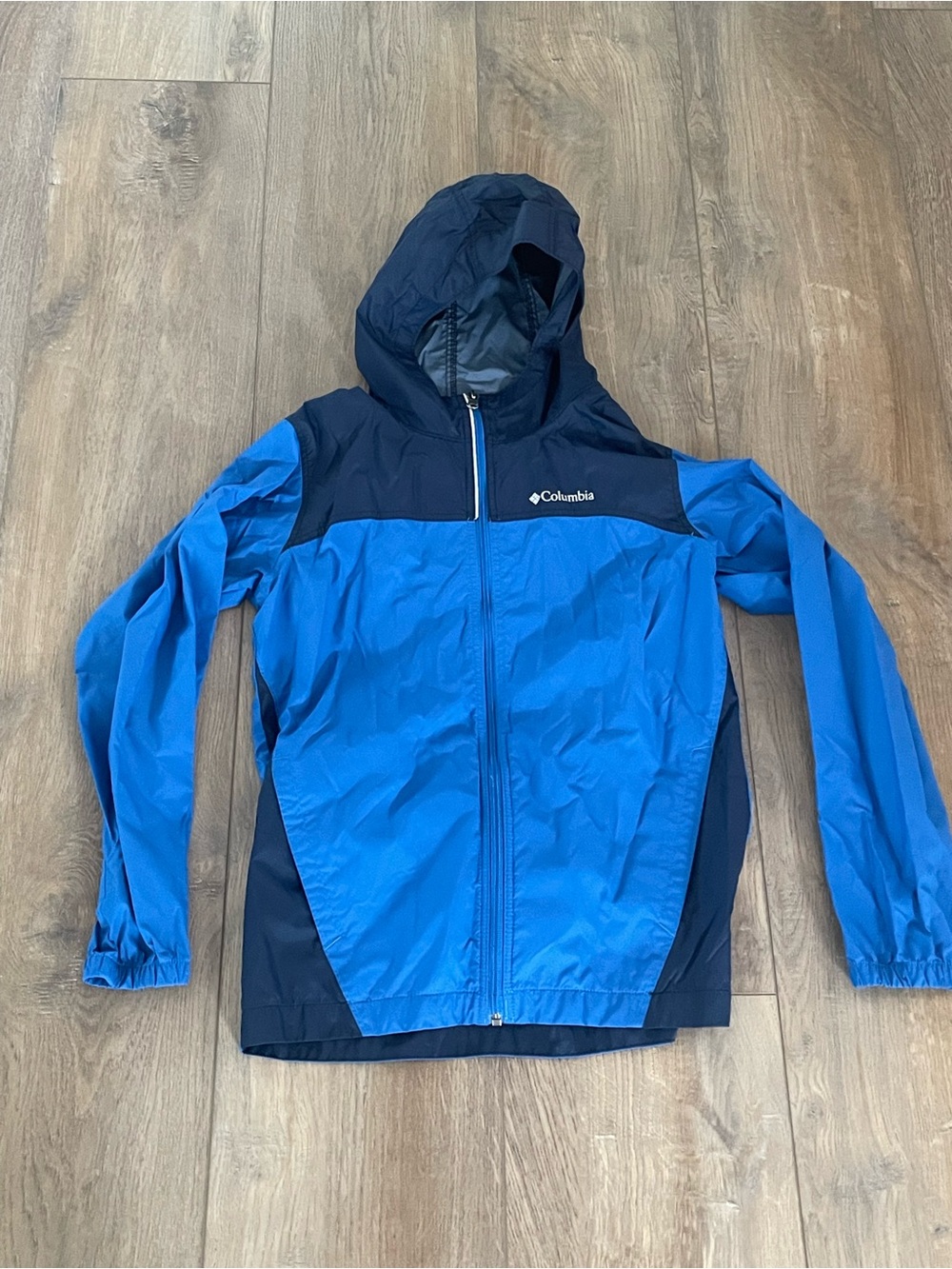 Columbia Kids Blue and Navy Hooded Jacket